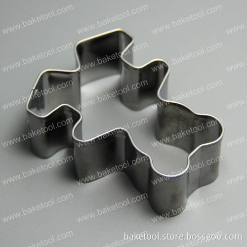 Food Grade Stainless Steel Teddy Bear Shape Cookie Cutter Cookie Tools